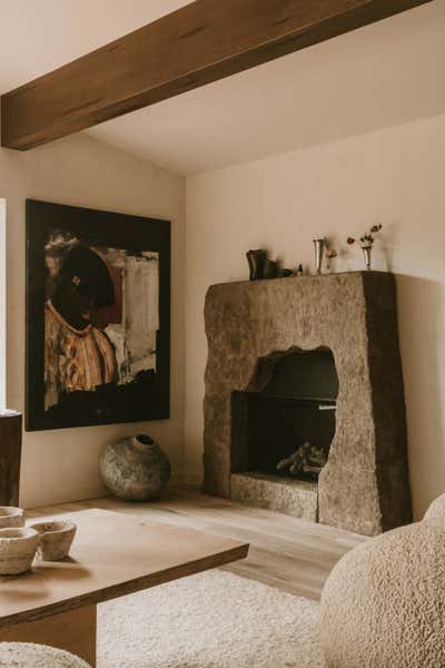  Contemporary Organic Family Home Living Room. Avocado House by DUETT INTERIORS.