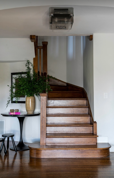  Contemporary Entry and Hall. Oakland Tudor by DUETT INTERIORS.