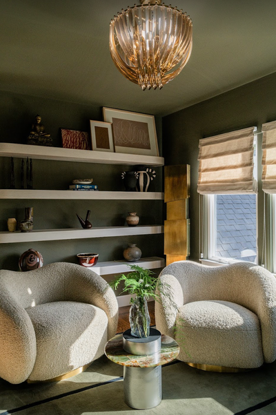  Organic Contemporary Family Home Office and Study. Oakland Tudor by DUETT INTERIORS.