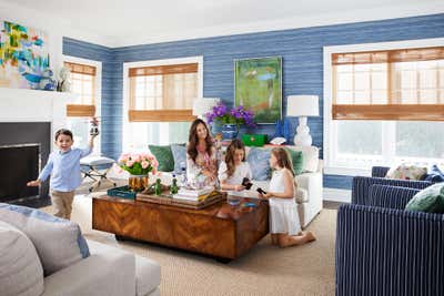 Coastal Living Room. Southhampton Home by Apartment 48.