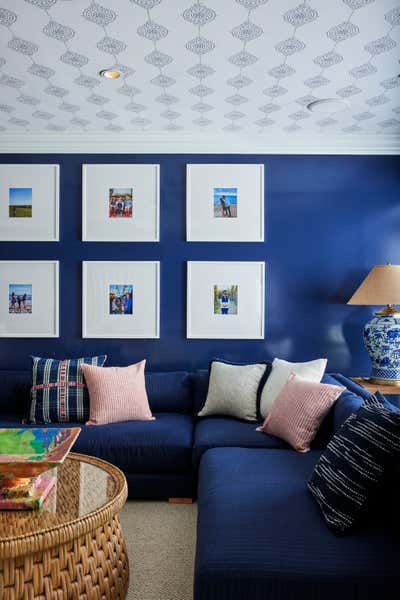 Coastal Vacation Home Living Room. Southhampton Home by Apartment 48.