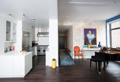  Bohemian Apartment Entry and Hall. Downtown Loft  by Apartment 48.