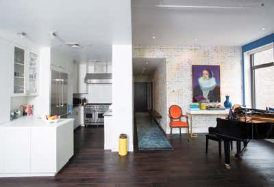 Bohemian Apartment Entry and Hall. Downtown Loft  by Apartment 48.