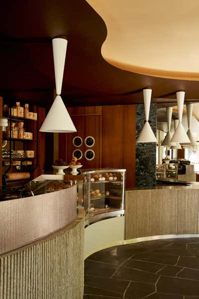  Mid-Century Modern Kitchen. Sant Ambroeus Cafe, Aspen by Giampiero Tagliaferri.