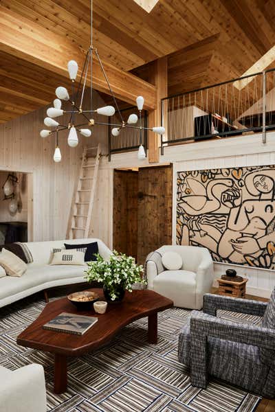  Vacation Home Living Room. Mountain Chalet by Ohara Davies Gaetano Interiors.