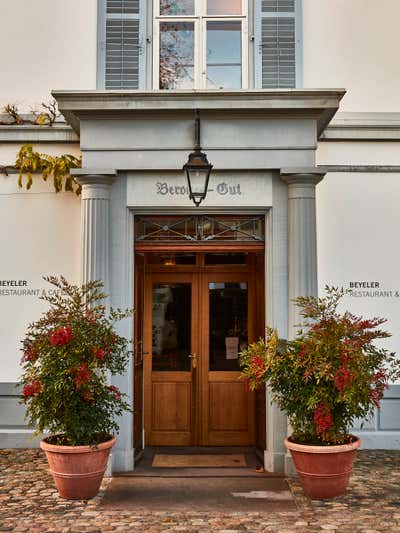 Modern Entry and Hall.  Fondation Beyeler Restaurant by Casa Muñoz.