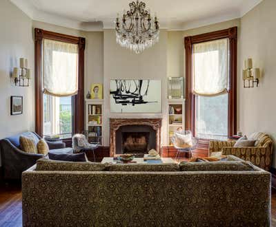  Art Nouveau Family Home Living Room. Sheridan One by Imparfait Design Studio.