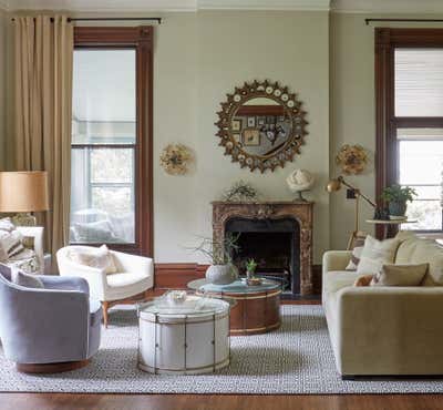  Art Nouveau Family Home Living Room. Sheridan One by Imparfait Design Studio.