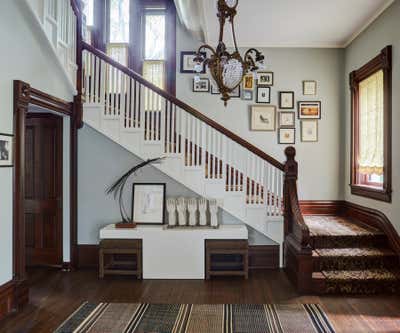  Art Nouveau Art Deco Family Home Entry and Hall. Sheridan One by Imparfait Design Studio.