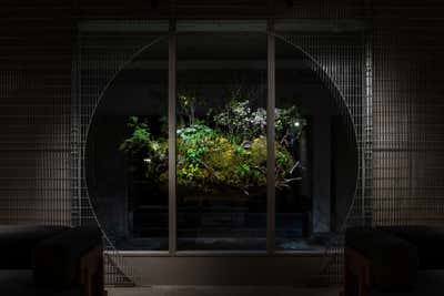  Minimalist Lobby and Reception. RAKURO KYOTO by THE  SHAREHOTELS by HIROYUKI TANAKA ARCHITECTS.