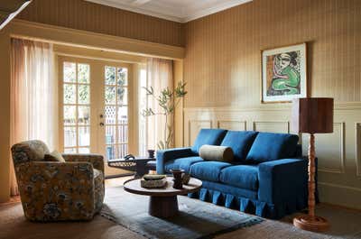  English Country Apartment Living Room. Cow Hollow Eclectic by Form + Field .