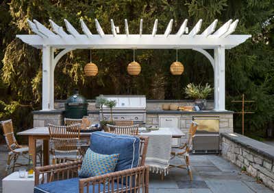  Coastal Bohemian Family Home Patio and Deck. Sheridan Two  by Imparfait Design Studio.