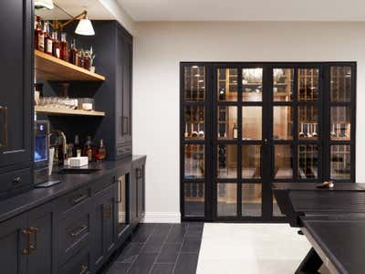 Contemporary Family Home Bar and Game Room. Sheridan Two  by Imparfait Design Studio.