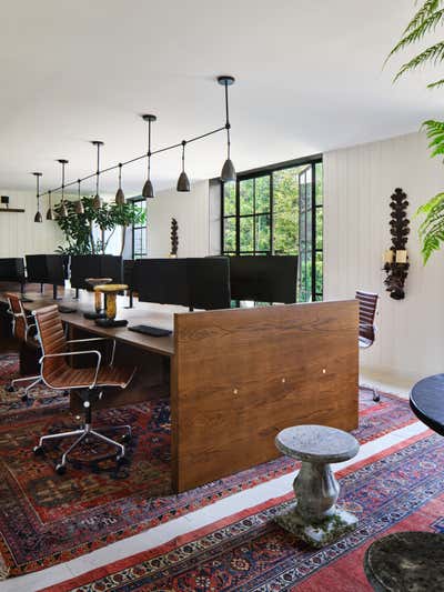  Arts and Crafts Office and Study. Landscape Offices by Casey Kenyon Studio.