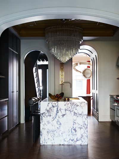  Eclectic Family Home Kitchen. city storm by Crystal Sinclair Designs.