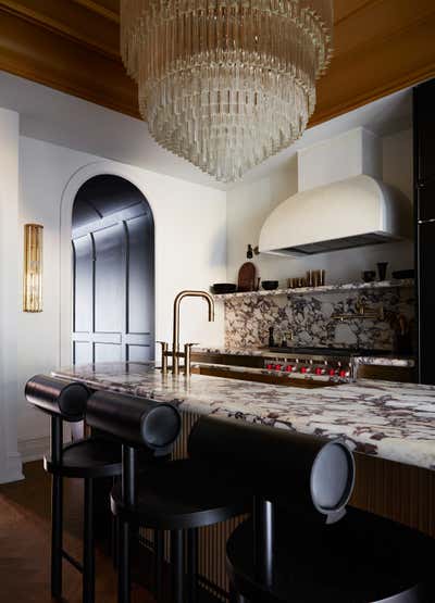  Transitional Family Home Kitchen. city storm by Crystal Sinclair Designs.