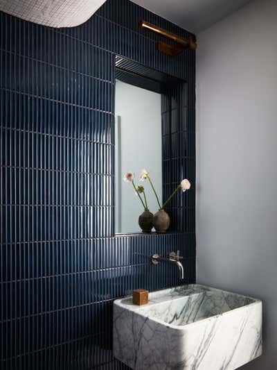  Transitional Bathroom. city storm by Crystal Sinclair Designs.