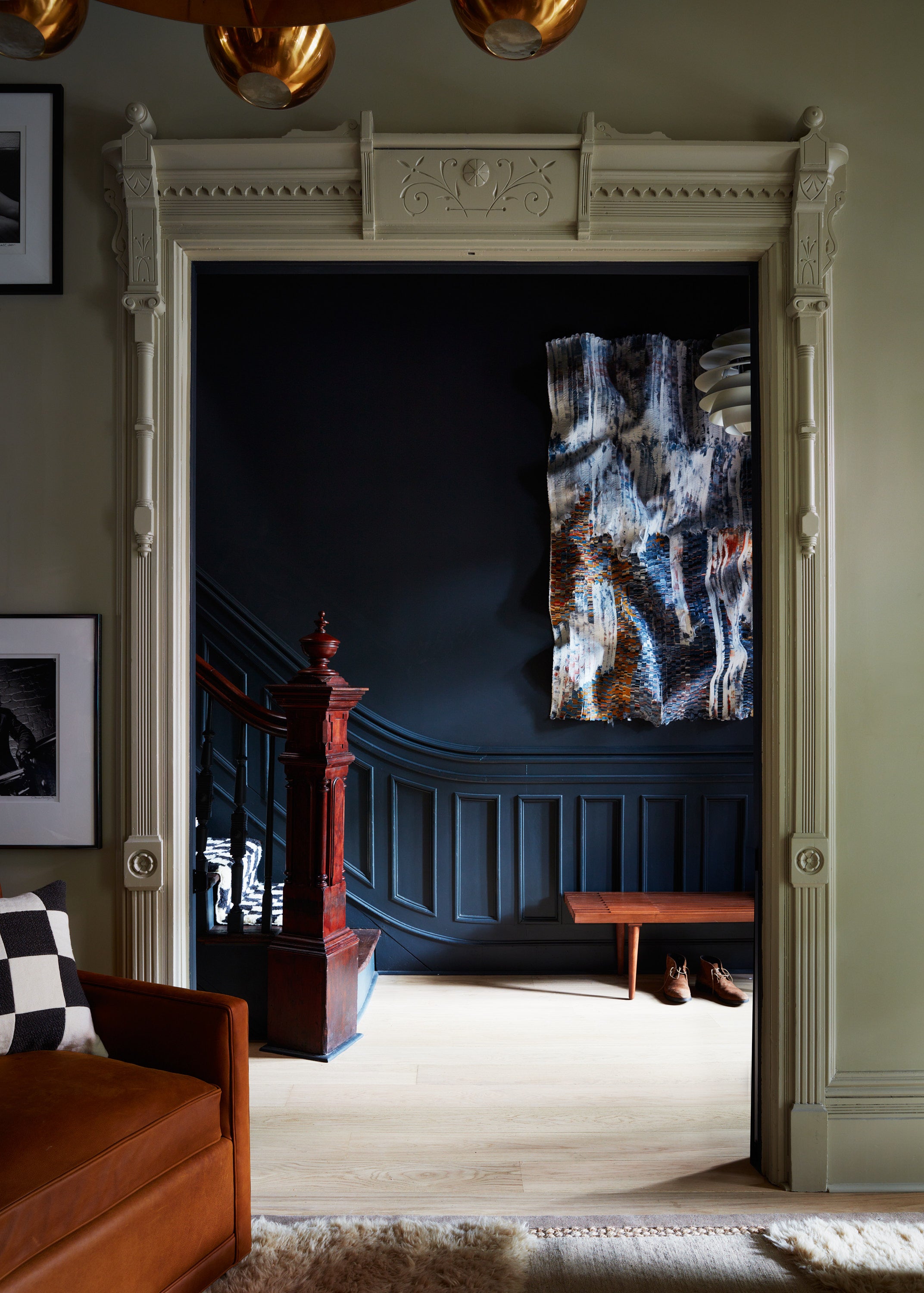 Mid-Century Modern Entry and Hall