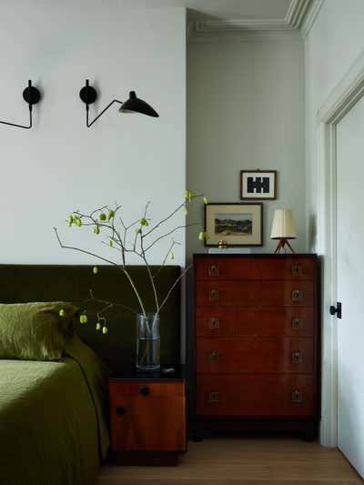  Transitional Bedroom. mid-century modern in brooklyn by Crystal Sinclair Designs.