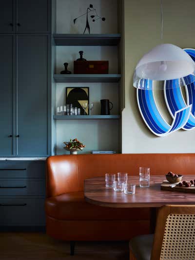  Mid-Century Modern Dining Room. mid-century modern in brooklyn by Crystal Sinclair Designs.