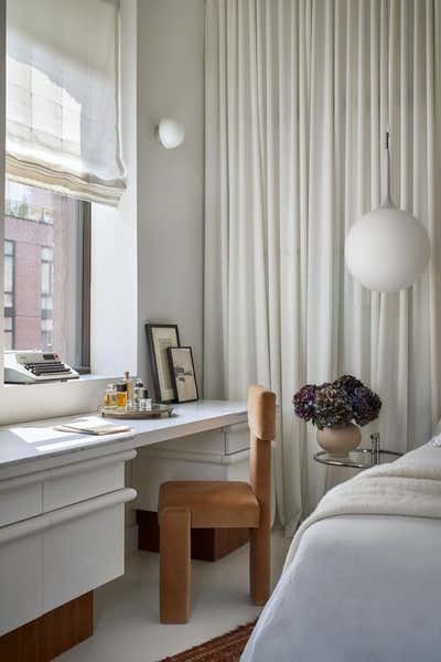  French Family Home Bedroom. dumbo loft by Crystal Sinclair Designs.