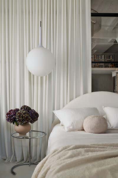  French Bedroom. dumbo loft by Crystal Sinclair Designs.