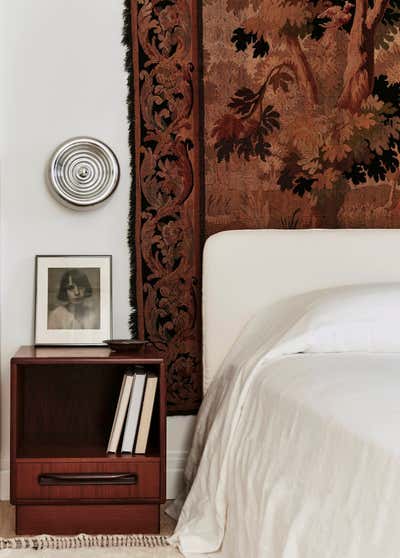  Mid-Century Modern Transitional Family Home Bedroom. today's 70s by Crystal Sinclair Designs.