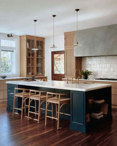  Transitional Family Home Kitchen. transitional modern blend by Crystal Sinclair Designs.
