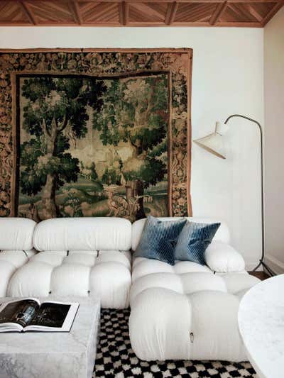  Modern Living Room. transitional modern blend by Crystal Sinclair Designs.