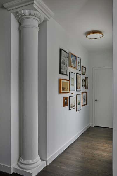  French Apartment Entry and Hall. Flatiron Apartment by Hyphen & Co..
