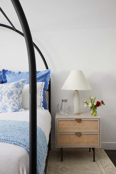  French Contemporary Apartment Bedroom. Flatiron Apartment by Hyphen & Co..