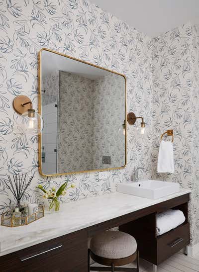  French Bathroom. Flatiron Apartment by Hyphen & Co..