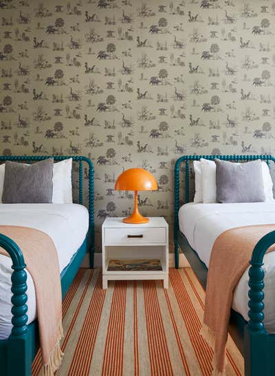  Maximalist Beach Style Children's Room. East Hampton by Hyphen & Co..