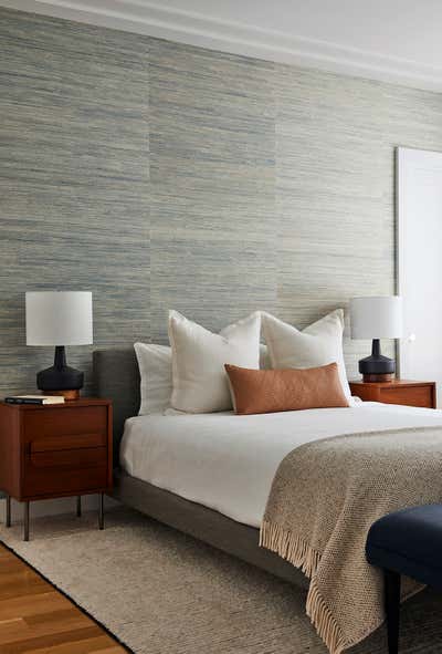  Modern Family Home Bedroom. East Hampton by Hyphen & Co..