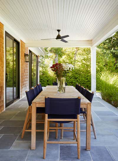  Maximalist Patio and Deck. East Hampton by Hyphen & Co..