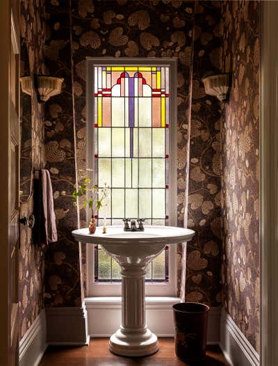  Victorian Eclectic Family Home Bathroom. Historic Hancock Park by Ashley Lavonne.
