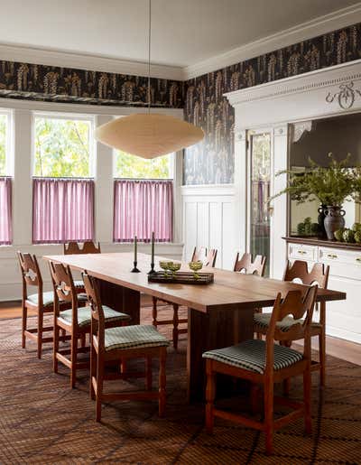  Arts and Crafts Eclectic Family Home Dining Room. Historic Hancock Park by Ashley Lavonne.