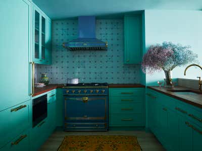  Maximalist Apartment Kitchen. Brooklyn Heights Condominium  by The Brooklyn Studio.