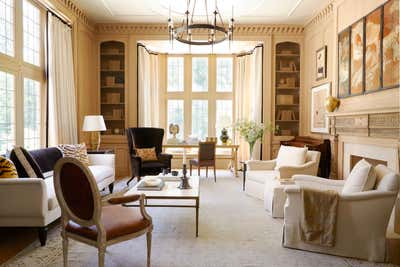  Traditional Transitional Family Home Office and Study. Buckhead by Suzanne Kasler Interiors.