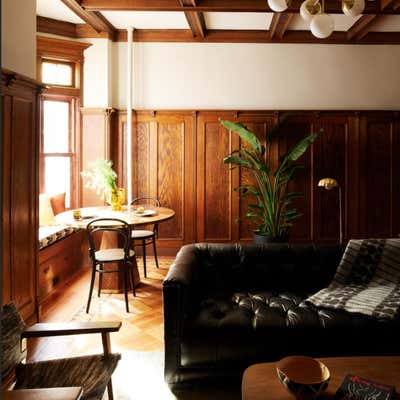  Mid-Century Modern Craftsman Living Room. WINDSOR TERRACE by Arthur's.