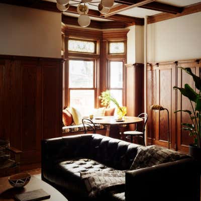  Mid-Century Modern Craftsman Apartment Living Room. WINDSOR TERRACE by Arthur's.
