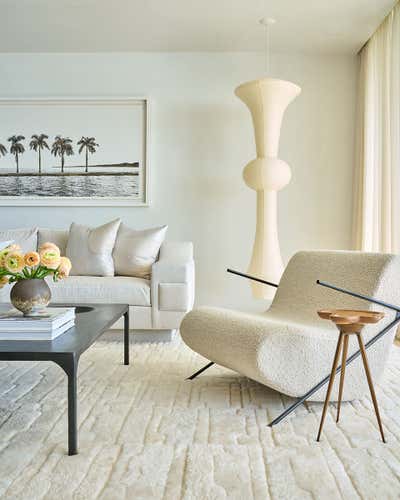  Contemporary Apartment Living Room. Palm Beach  by Vanessa Rome Interiors.