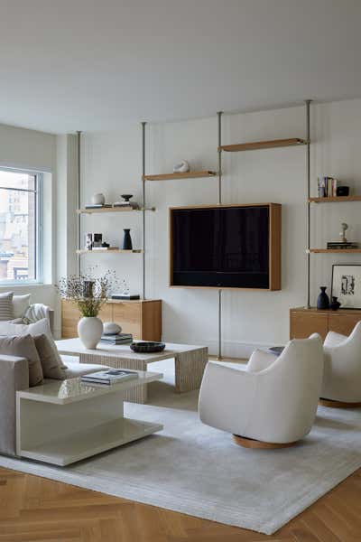  Contemporary Living Room. Upper West Side  by Vanessa Rome Interiors.