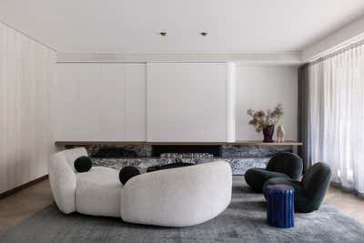 Minimalist Family Home Living Room. FY Residence by STUDIO–LIU.
