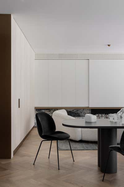  Transitional Dining Room. FY Residence by STUDIO–LIU.