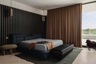  Contemporary Minimalist Vacation Home Bedroom. House 003 by Melanie Raines.