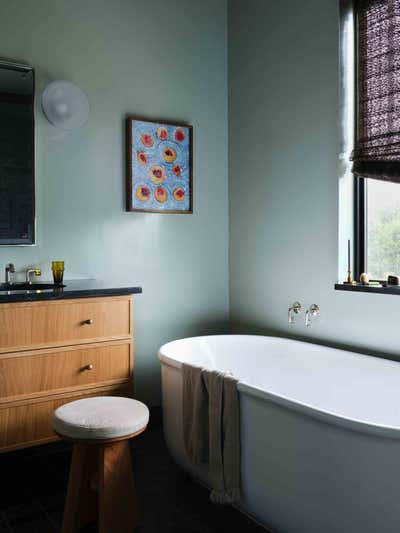  Contemporary Eclectic Family Home Bathroom. House 004 by Melanie Raines.
