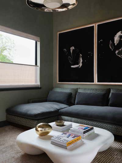  Contemporary Eclectic Living Room. House 004 by Melanie Raines.