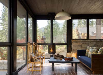  Bohemian Patio and Deck. Martis Camp Mountain Home by ABD STUDIO.