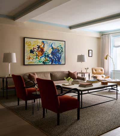  Preppy Apartment Living Room. Upper East Side by Lauren Johnson Interiors.